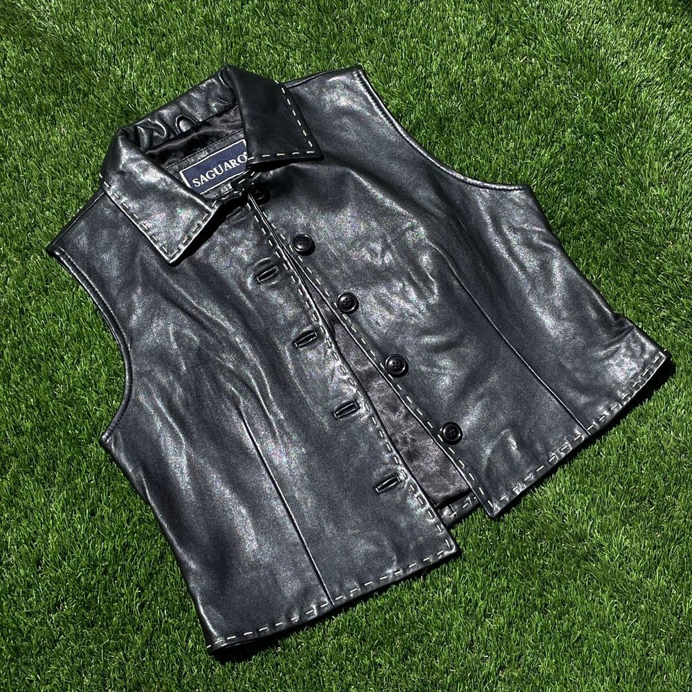 Saguaro Genuine Leather Vest